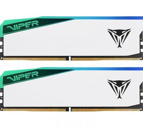 Memoria Patriot DDR5 64GB (2x32GB) 6200MHz Viper Elite 5 RGB Black & White CL42 XMP 3.0
