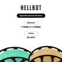 Hellbot Ecofila Filamento PLA x1 Kg. thumbnail