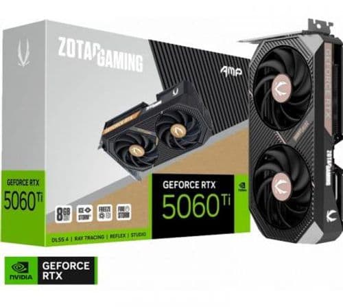Placa de video Zotac GeForce RTX 5060 Ti 8GB GDDR7 AMP
