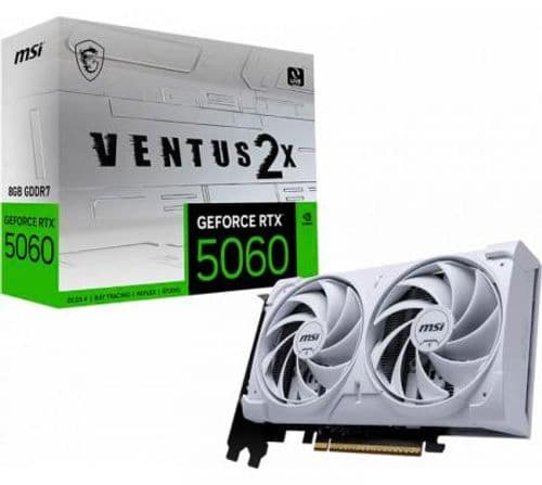 Placa de Video MSI GeForce RTX 5060 8GB VENTUS X2 OC White