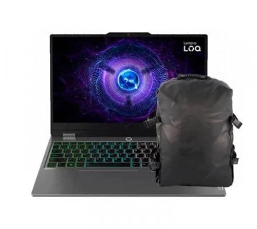 Notebook Gamer Lenovo LOQ 15IAX9 15.6" Intel Core i5 12450HX 16GB DDR5 SSD 512GB RTX 4050 Free DOS + Mochila Gamer Redragon Traveller