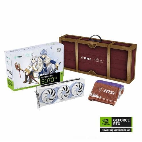 Placa De Video Geforce Rtx 5070 Ti 16gb Msi Frieren Edition Oc