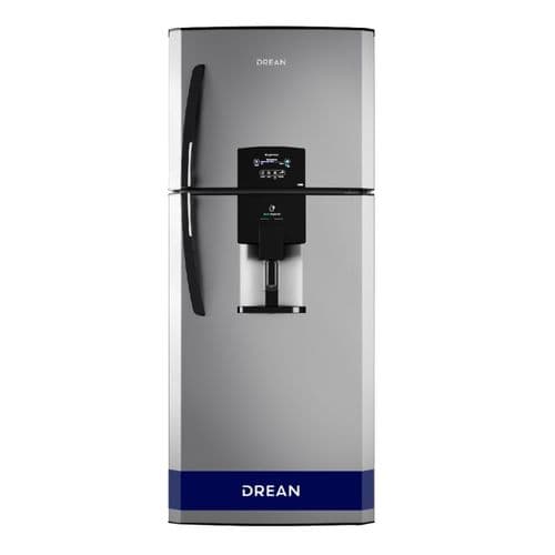 Heladera C/Freezer 360Lts Drean HDR380N12M C/Dispenser No Frost Steel
