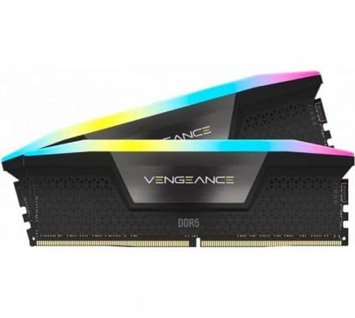 Memoria Corsair DDR5 32GB (2x16GB) 6000MHz Vengeance RGB CL36 Black Intel XMP 3.0