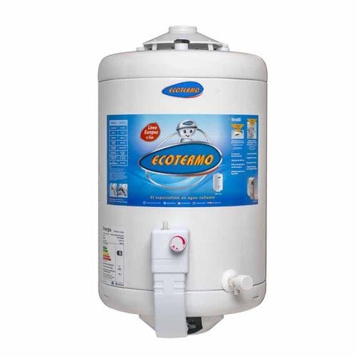 Termotanque a Gas 51Lts Ecotermo LE51 CI Colgar C/Inferior
