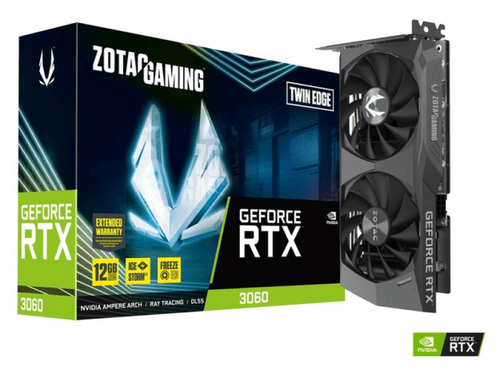 Placa De Video Zotac Rtx 3060 12gb Twin Edge