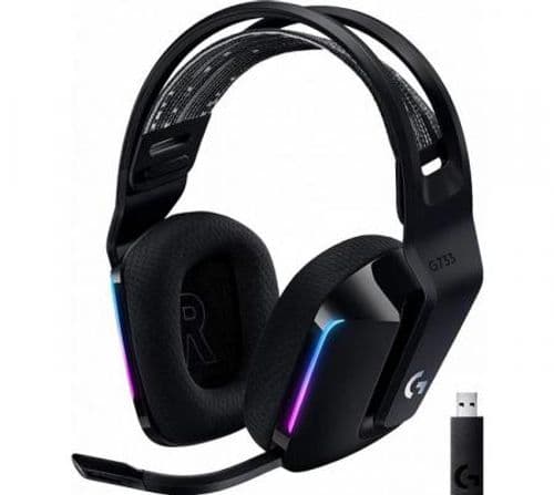 Auriculares Logitech G733 Wireless Lightspeed LightSync RGB Black 29Hs