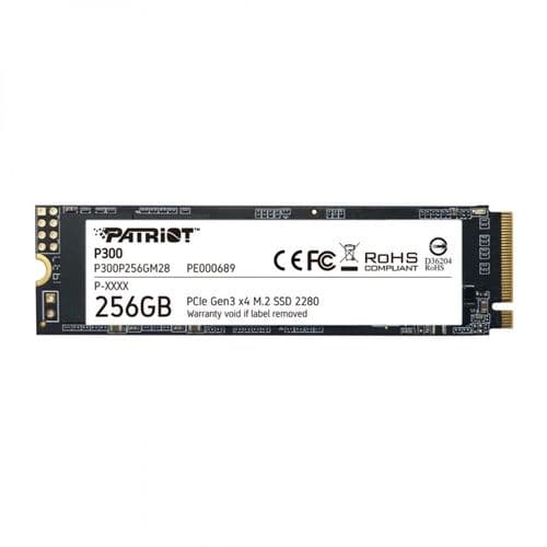Disco Ssd Patriot P300 256gb M.2 2280 Pcie Gen3 X4 Pe000689