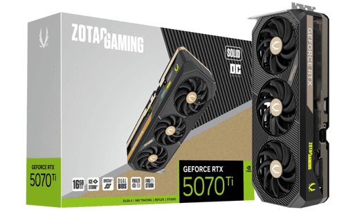 Placa De Video Zotac Rtx 5070ti 16gb Solid Oc Gddr7