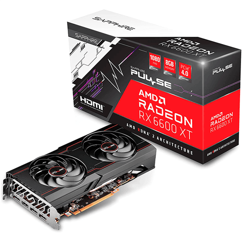 Placa de Video Sapphire Pulse Rx 6600 xt 8gb GDDR6 O