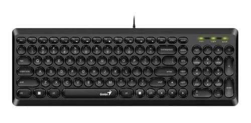 Teclado Usb Genius Slimstar Q200 Black