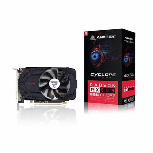Placa De Video Radeon Rx 550 8gb Ddr5 Arktek +q 730 1030 6400 6500