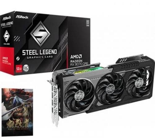 Placa de Video Asrock Radeon RX 9070 GRE 12GB GDDR6 Steel Legend Dark