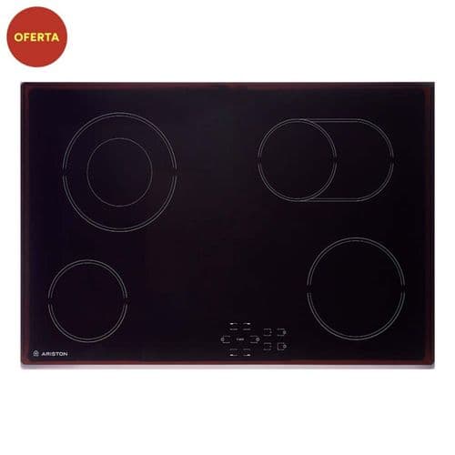 Anafe eléctrico Vitrocerámico 80cm 4H Ariston HR 704 B A Touch