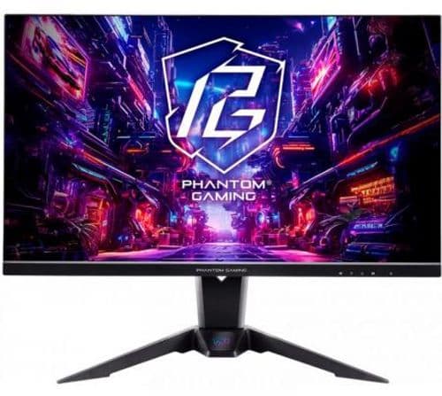Monitor Gamer AsRock Phantom PG27QFT2A 27" QHD IPS 1440p 180Hz FreeSync Antena WiFi Integrada Base Regulable