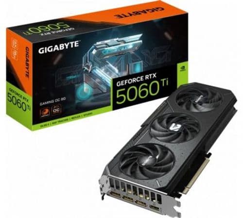 Placa de Video Gigabyte GeForce RTX 5060 Ti 8GB GDDR7 GAMING OC
