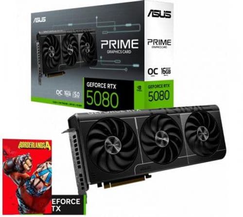 Placa de Video ASUS PRIME GeForce RTX 5080 16GB GDDR7 OC