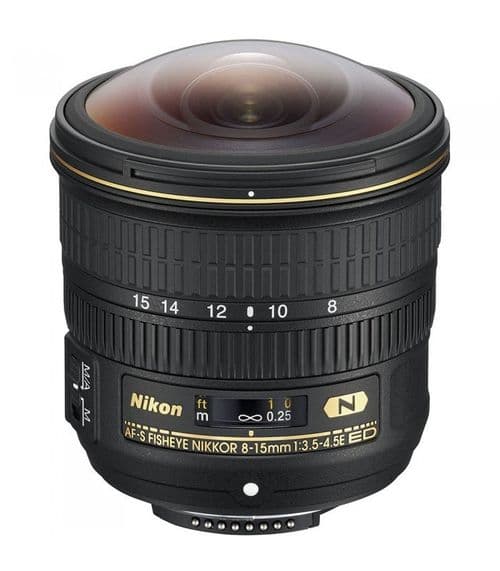 Lente AF-S Fisheye NIKKOR 8-15mm f/3,5-4,5E ED