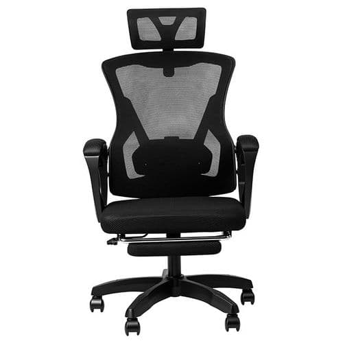 Silla Gamer Raptor Throne S10 Negra C/apoyapies