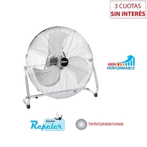 Turboventilador 22" Liliana VTFM22 3 Velocidades Cromado