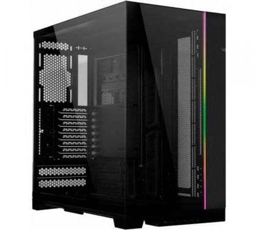 Gabinete Lian Li O11 Dynamic EVO XL Black ARGB Strip Dual Chamber Vidrio Templado 270° USB-C