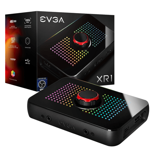 Capturadora Evga Xr1 Argb Audio Mixer 4k