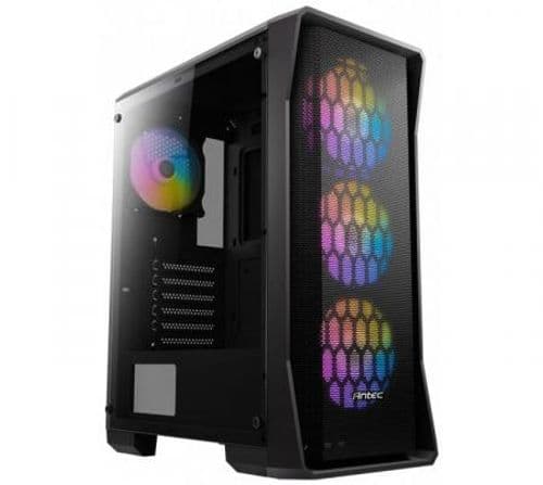 Gabinete Antec NX360 ELITE ARGB Black Mesh 3x120mm ARGB Fans + 1x120mm Fan Vidrio Templado  BULK - OUTLET