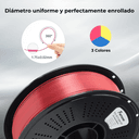 Fremover Filamento PLA+ Silk Tri Color High Speed x1 Kg. thumbnail