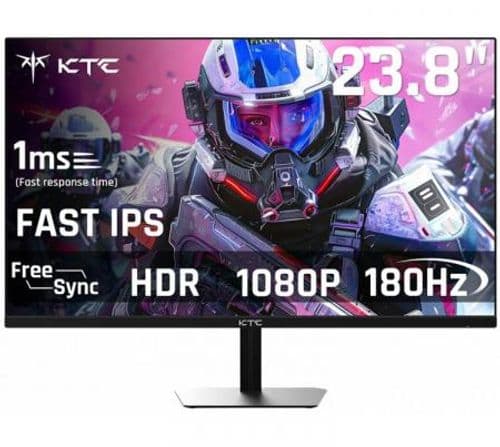 Monitor Gamer KTC 24GR680 24" FHD Fast IPS 180Hz FreeSync Premium G-Sync Compatible