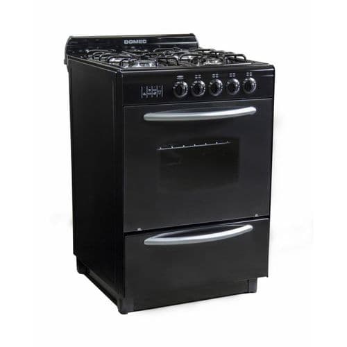 Cocina a Gas 56CM 4H Domec CNUPV Negra