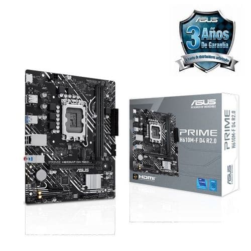 Mother Asus Prime H610m-f D4 R2.0 Ddr4 S1700