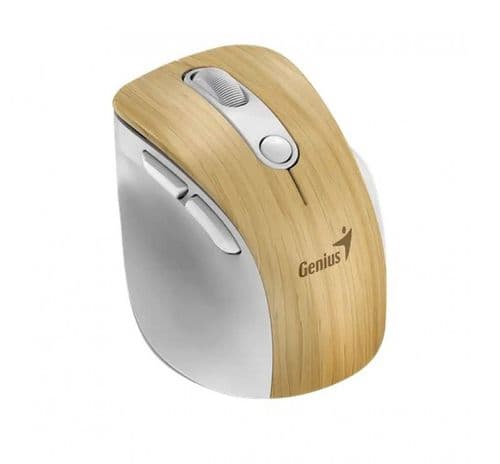 Mouse Wireless Mini Genius Ergo 9000s Pro Recargable Pine/wood