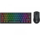 Combo Redragon S143 Teclado Mecanico K617 Fizz 60% + Mouse Redragon M724 Black thumbnail