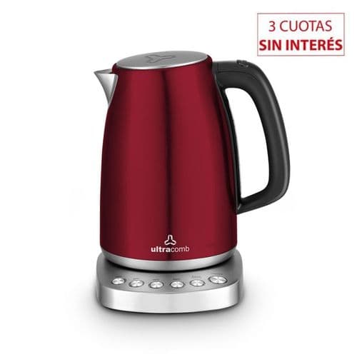 Pava Eléctrica Digital Ultracomb PE-4911 Rojo