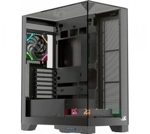 Gabinete XYZ Trifecta Black 2x120mm ARGB USB-C Fans Vidrio Templado