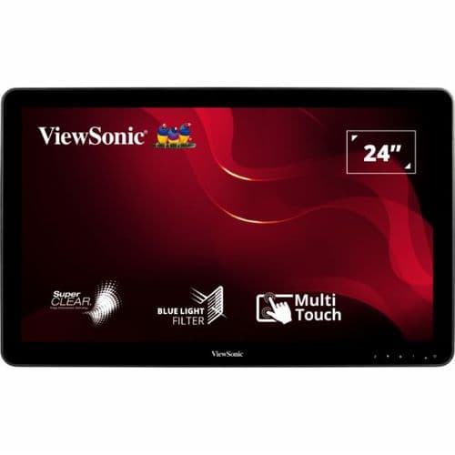 Monitor Tactil 24" Viewsonic Td2430 Touchscreen 10 Puntos De Contacto Fhd Hdmi Dp Vga