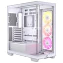 Gabinete Corsair 3500x Argb Icue Link Vidrio Templado Blanco thumbnail