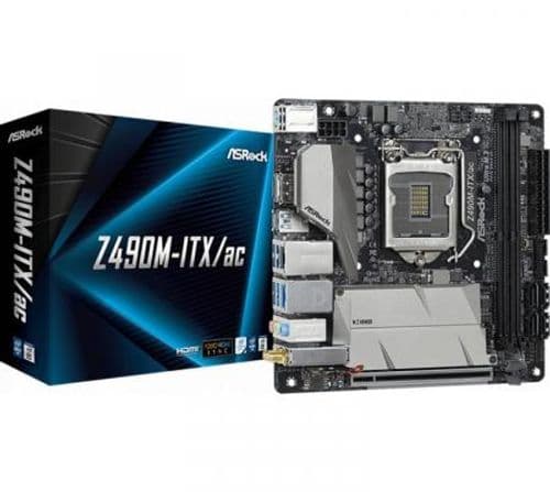 Mother Asrock Z490M-ITX/ AC Intel 10th Gen  BULK - OUTLET