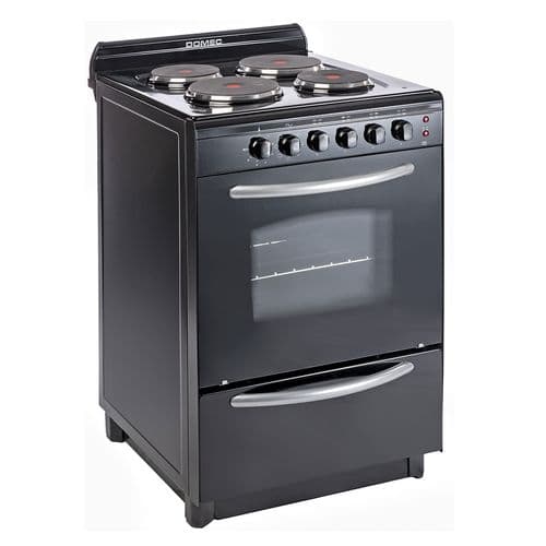 Cocina Eléctrica 56CM 4H Domec CENG-51044 Negra