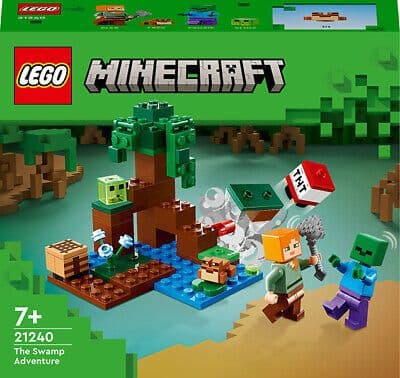 Bloques Lego Minecraft La Aventura En El Pantano 65 piezas