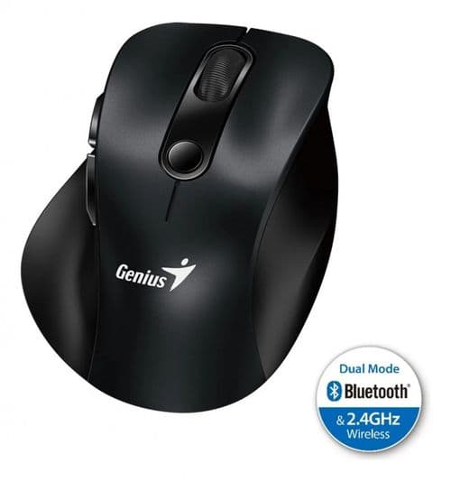 Mouse Wireless Mini Genius Ergo 9000s 2.4g/bt Black