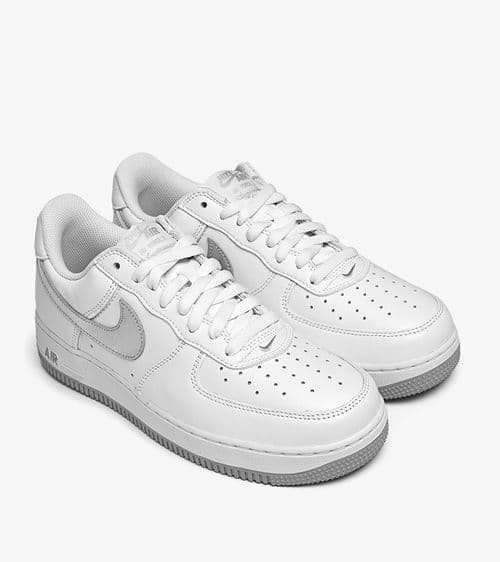 Nike Air Force 1 '07 Low Color of the Month White Metallic Silver