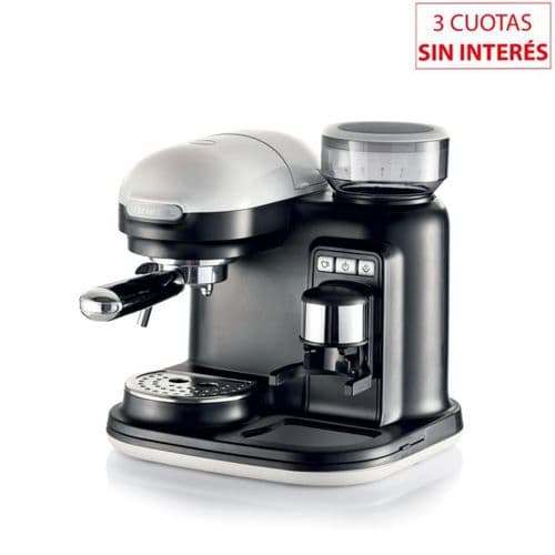 Cafetera Espresso C/Molinillo Ariete Moderna PA-CE1318BL-I 15Bar Blanco