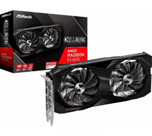 Placa de Video Asrock Radeon RX 6600 8GB GDDR6 Challenger D