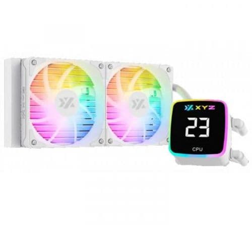 Cooler CPU XYZ AQUAPULSE 240 ARGB WHITE