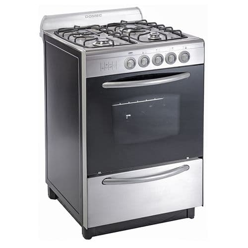 Cocina a Gas 56CM 4H Domec CXUPV Inox