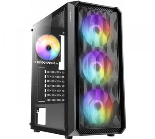 Gabinete Antec NX292 ARGB MESH Black 4x120mm ARGB Fans Vidrio Templado