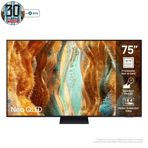 Smart TV 75" Samsung Neo QLED 4K QN75QN70FAGCZBB