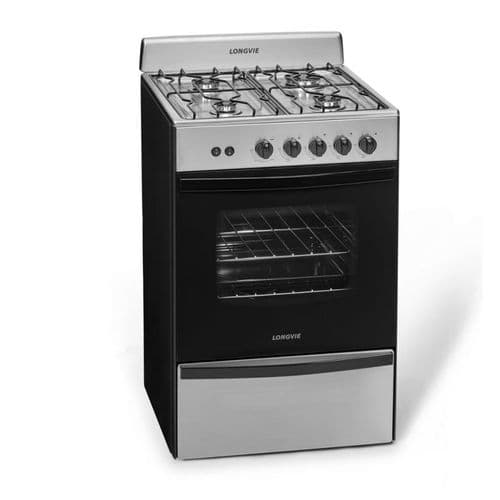 Cocina a Gas Longvie 4H 56cm 12331X Inox