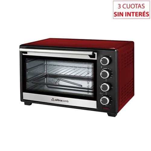 Horno Eléctrico 50Lt Ultracomb UC-50C Rojo